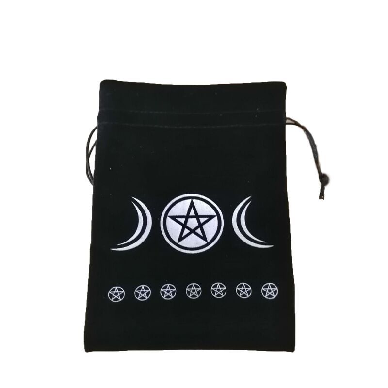 Tarot Card Pentagram Storage Pouch