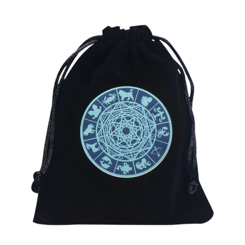 Tarot Card  Blue Storage Bag