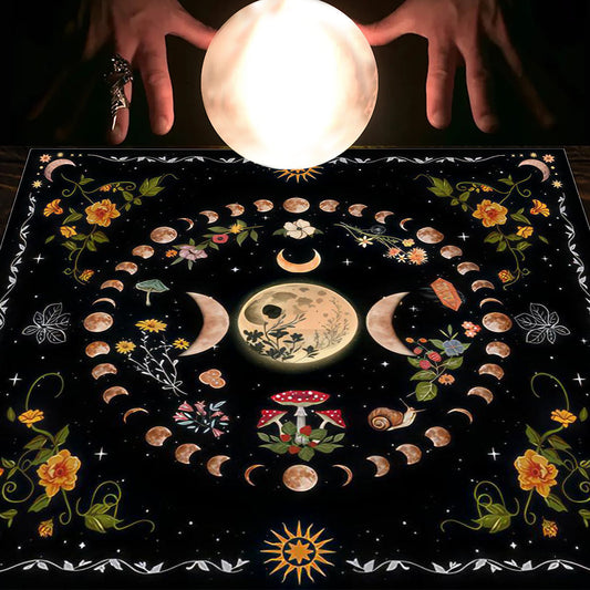 Quadruple Moons Tablecloth