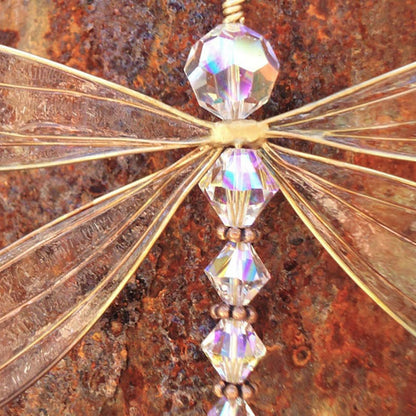 Dragonfly Crystal Suncatcher