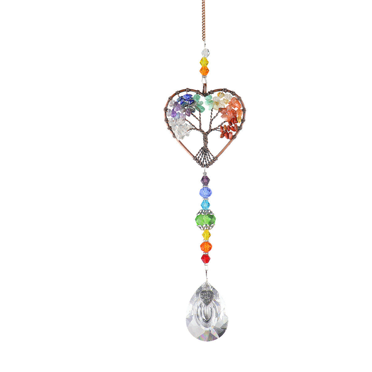 Tree Of Life Heart Suncatcher